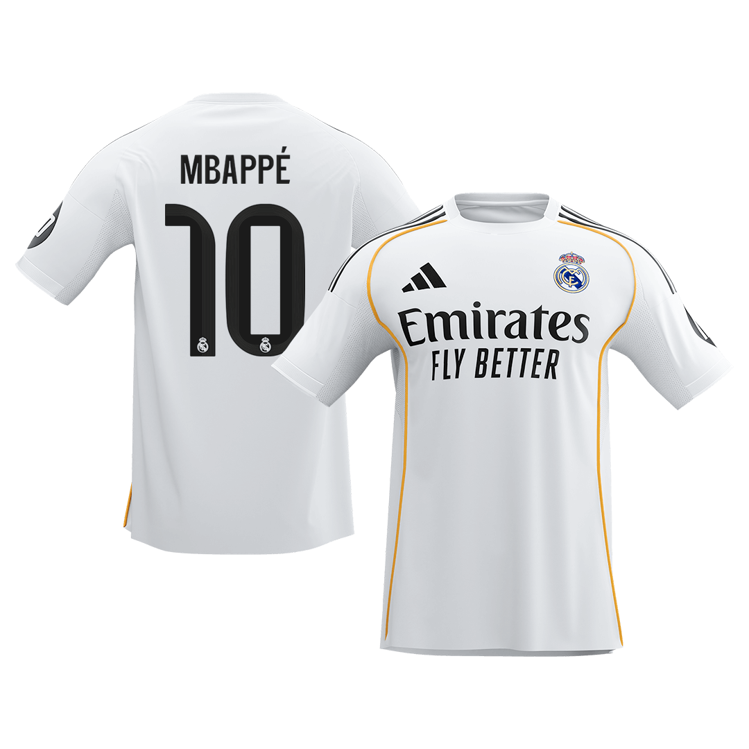 Maillot MBAPPÉ #10 Real Madrid Domicile 2025/26
