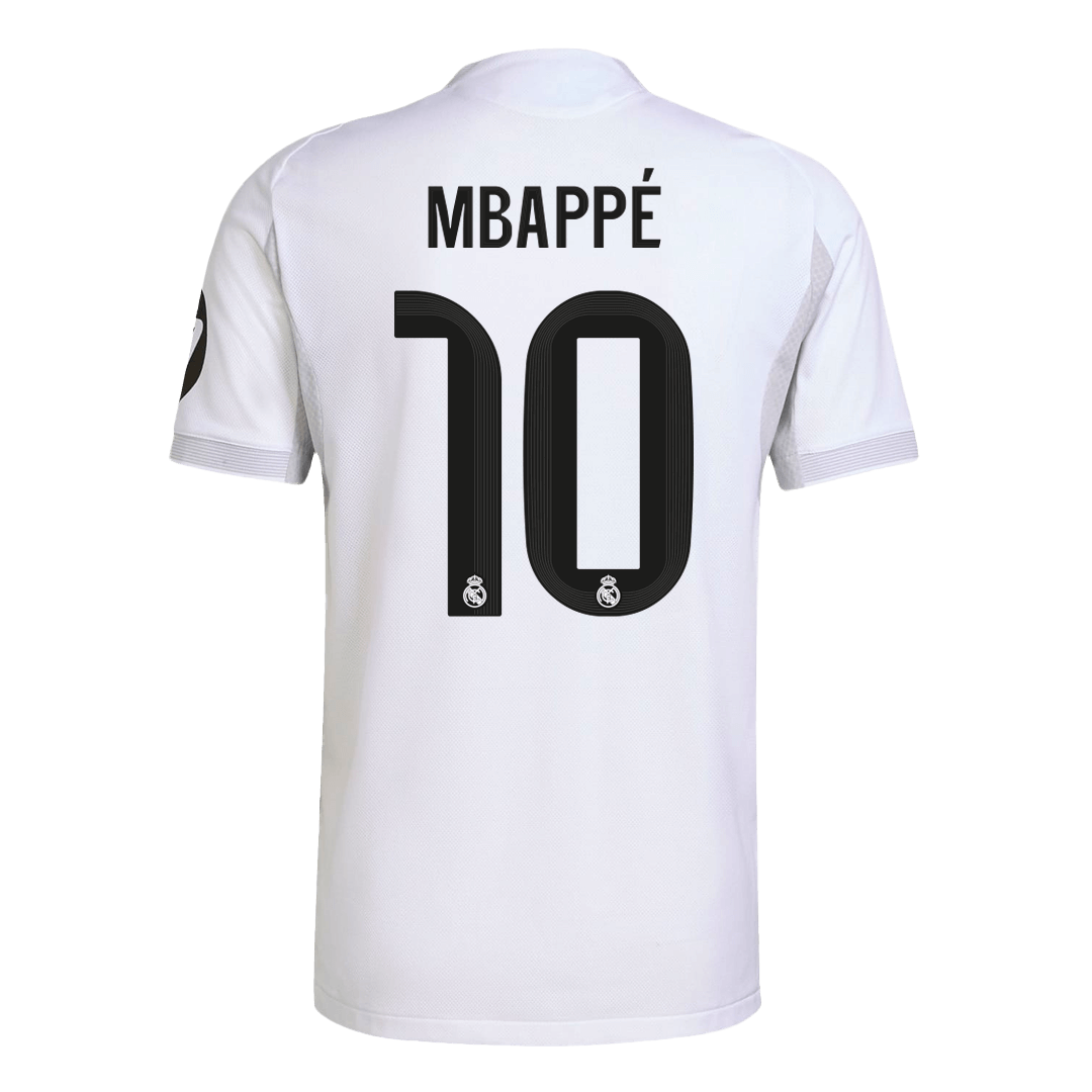 Camiseta de fútbol de MBAPPÉ #10 Real Madrid, versión jugador local, temporada 2025/26