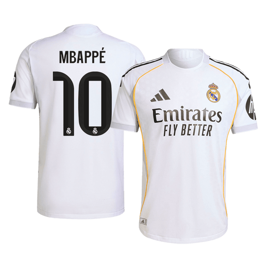 MBAPPÉ #10 Real Madrid Home Player Version Soccer Jersey 2025/26