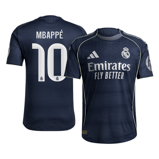 MBAPPÉ #10 Real Madrid Away Player Version Soccer Jersey 2025/26