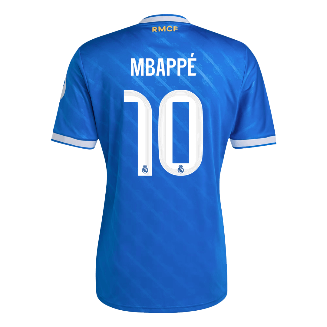 Camiseta de visitante del Real Madrid número 10 de MBAPPÉ para la temporada 2025/26