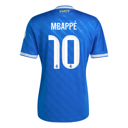 Camiseta de visitante del Real Madrid número 10 de MBAPPÉ para la temporada 2025/26
