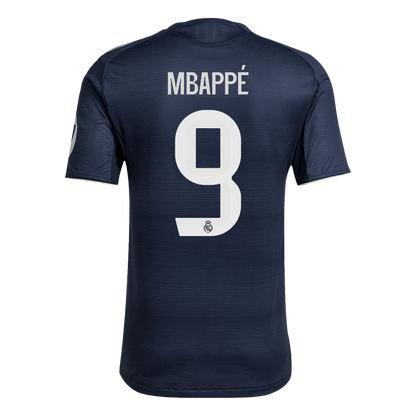 Camiseta de fútbol de visitante del Real Madrid, versión jugador, MBAPPÉ #9, temporada 2025/26