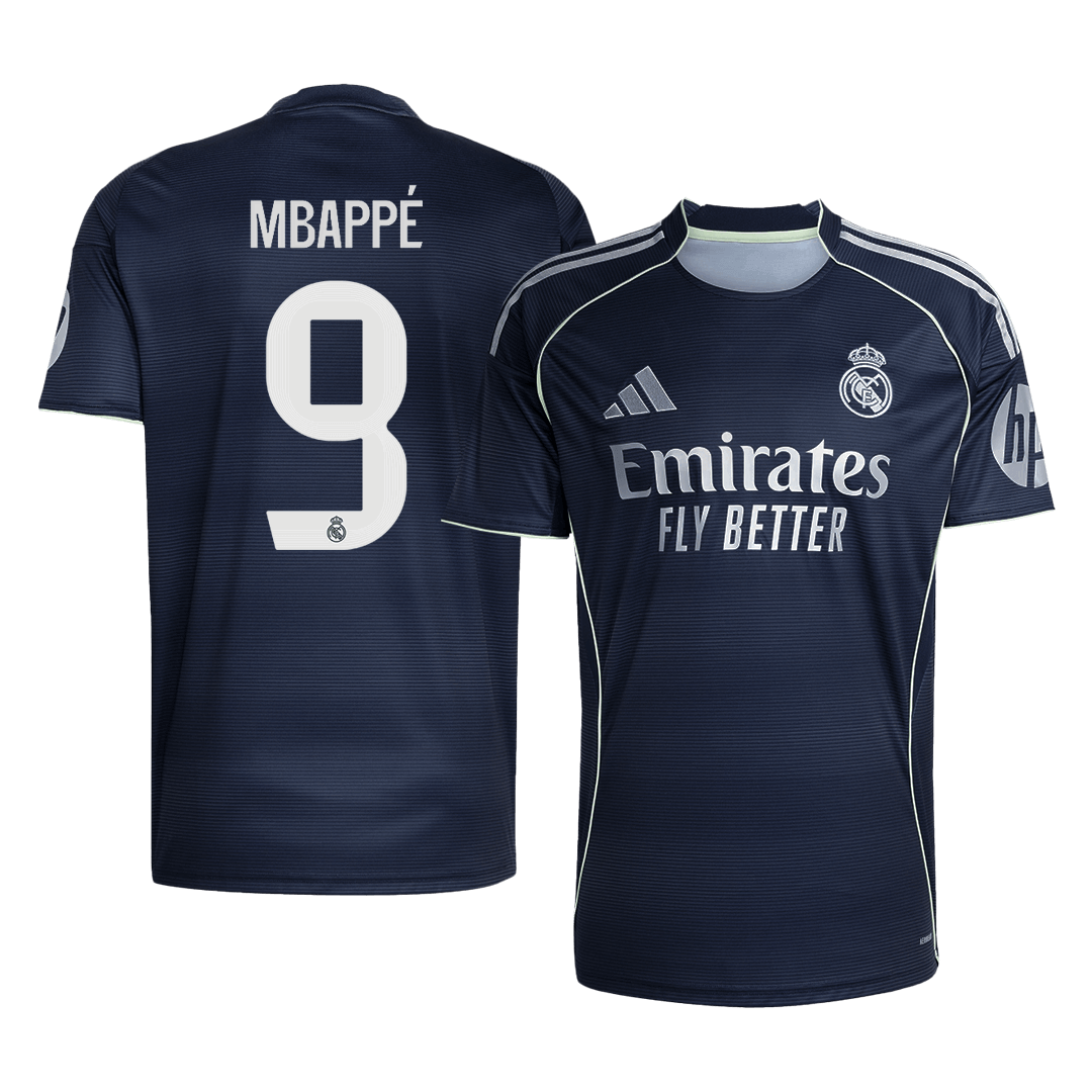 Camiseta de fútbol MBAPPÉ #9 Real Madrid 2ª equipación 2025/26