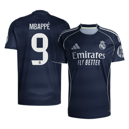 Camiseta de fútbol MBAPPÉ #9 Real Madrid 2ª equipación 2025/26