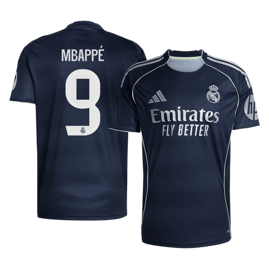 MBAPPÉ #9 Real Madrid Away Soccer Jersey 2025/26