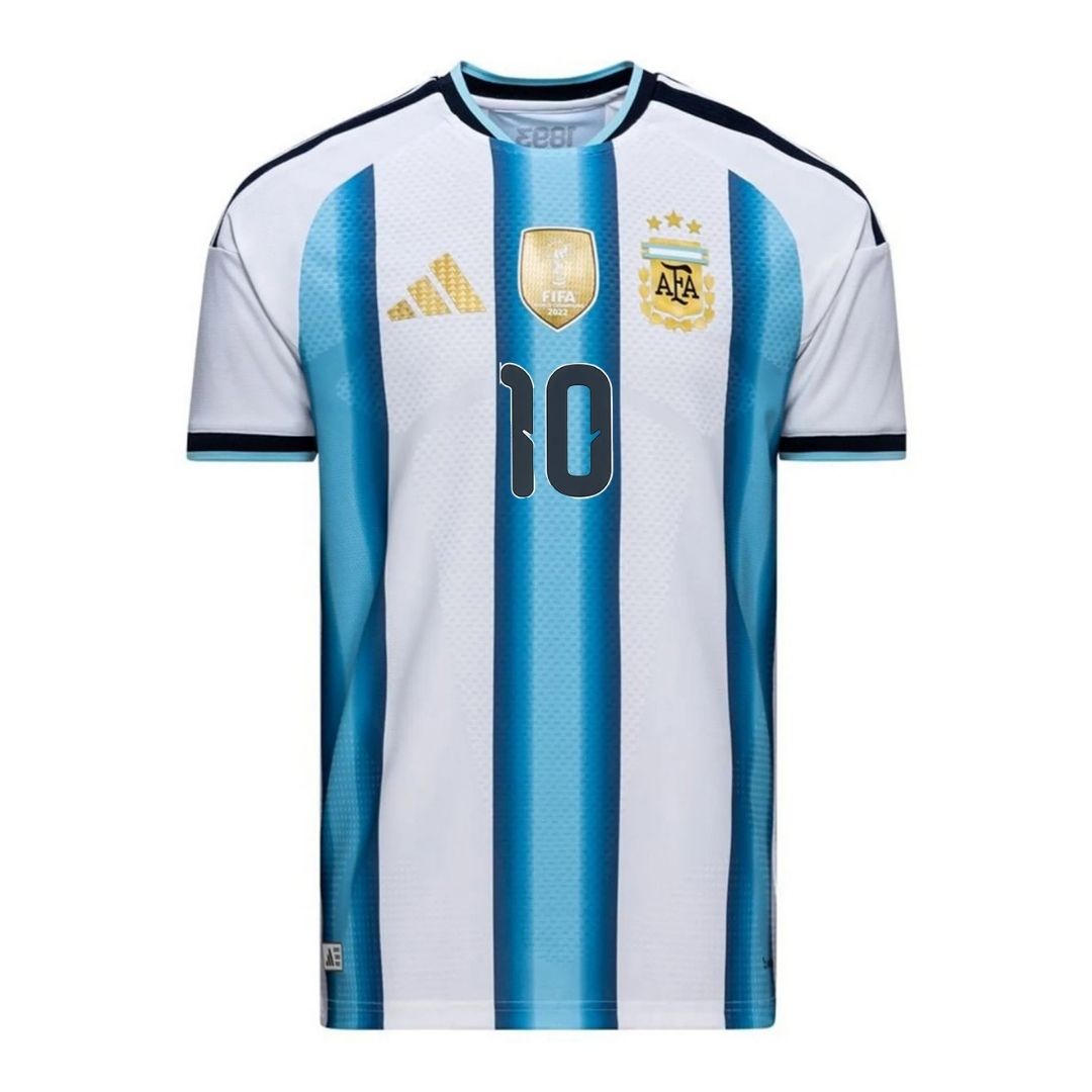 Camiseta de local de la selección argentina, versión jugador, de Messi #10, Mundial 2026