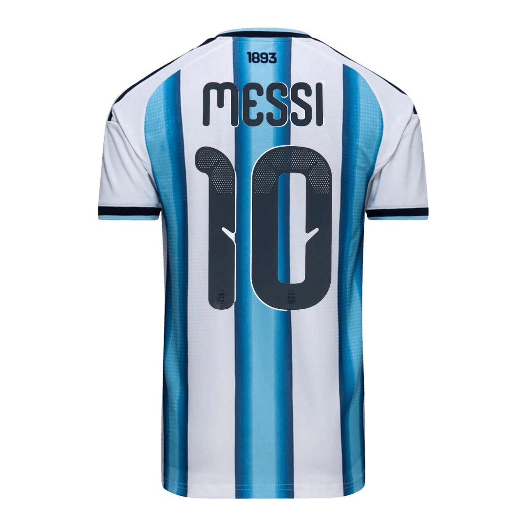 Camiseta de local de la selección argentina, versión jugador, de Messi #10, Mundial 2026