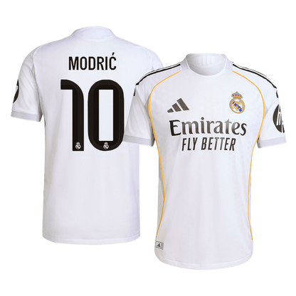 MODRIĆ #10 Real Madrid Maillot domicile version joueur 2025/26 Blanc