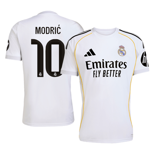 MODRIĆ #10 Real Madrid Home Soccer Jersey 2025/26
