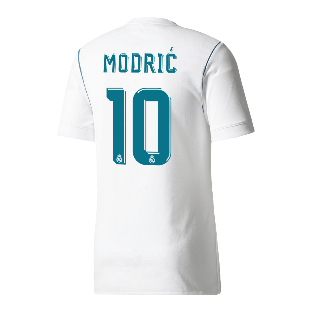 MODRIĆ #10 Rétro 2017/18 Maillot de football domicile du Real Madrid