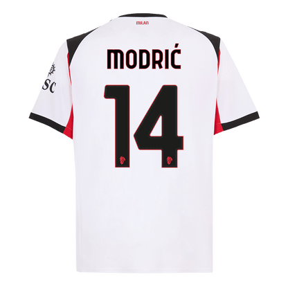 Camiseta de fútbol MODRIĆ #14 AC Milan segunda equipación 2025/26