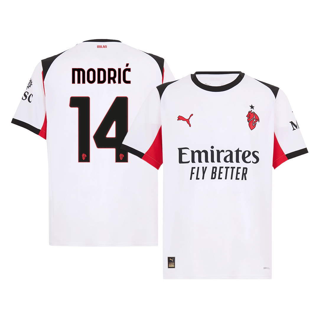 Camiseta de fútbol MODRIĆ #14 AC Milan segunda equipación 2025/26