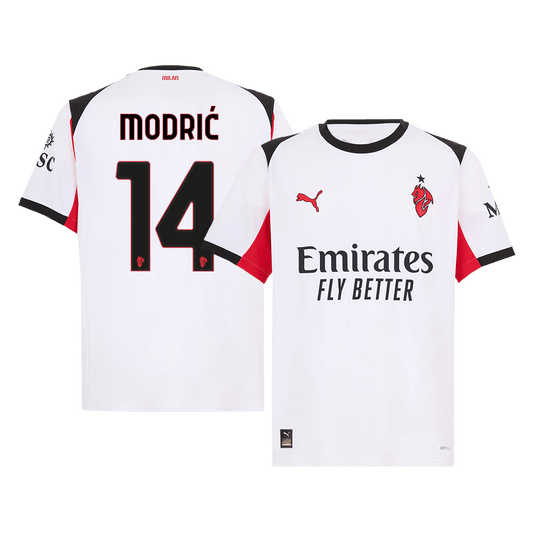 MODRIĆ #14 AC Milan Away Soccer Jersey 2025/26