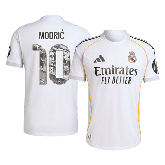 MODRIĆ Special #10 Player Version Real Madrid Home Soccer Jersey 2025/26 White
