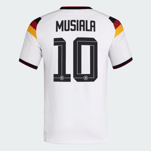 Camiseta de fútbol de local versión jugador de la selección alemana Musiala #10, Copa Mundial de 2026