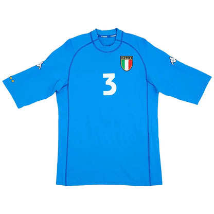 Camiseta de fútbol retro local de Maldini #3 Italia 2000