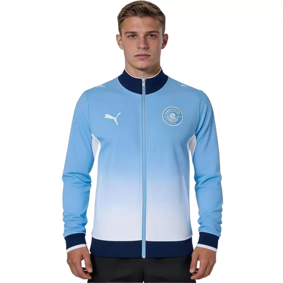 Manchester City Anthem Jacket Blue 2026/27