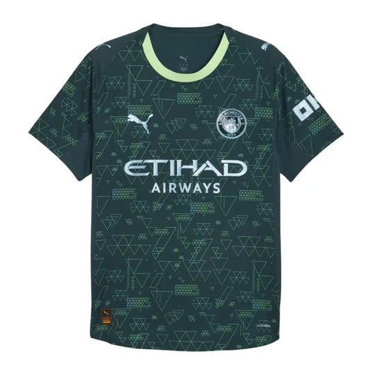 Maillot Manchester City version joueur EA Sports quatrième maillot 2025/26