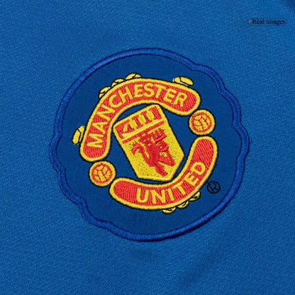 Camiseta de fútbol retro de manga larga de visitante del Manchester United 2008/09
