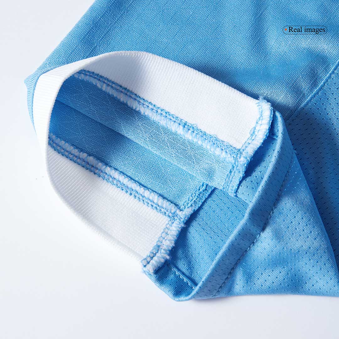 Camiseta de fútbol del Manchester City, versión jugador local, temporada 2025/26, azul