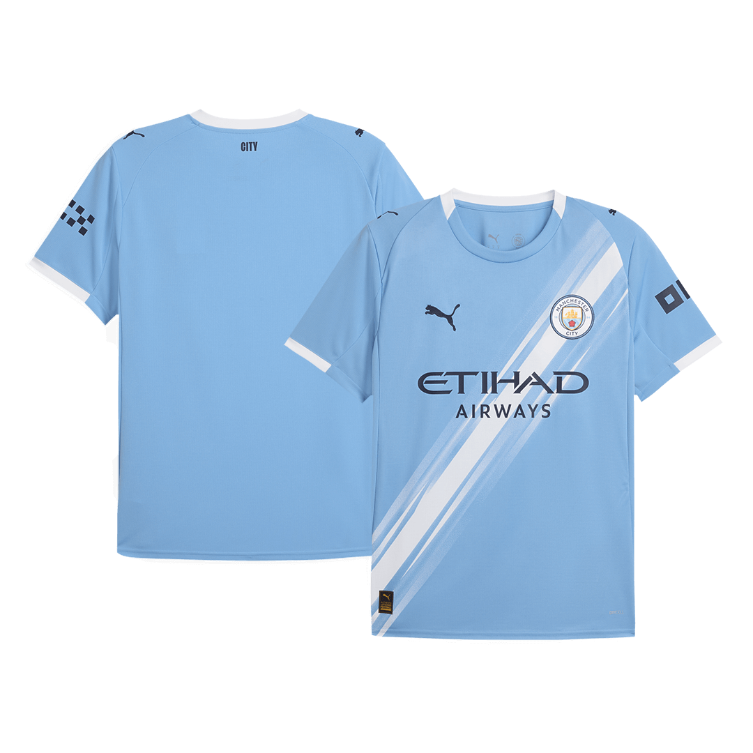 Camiseta de fútbol del Manchester City para la temporada 2025/26, azul (local)