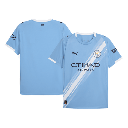 Camiseta de fútbol del Manchester City para la temporada 2025/26, azul (local)