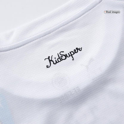 Camiseta de fútbol infantil del Manchester City 2025/26 blanca - Mundial de Clubes