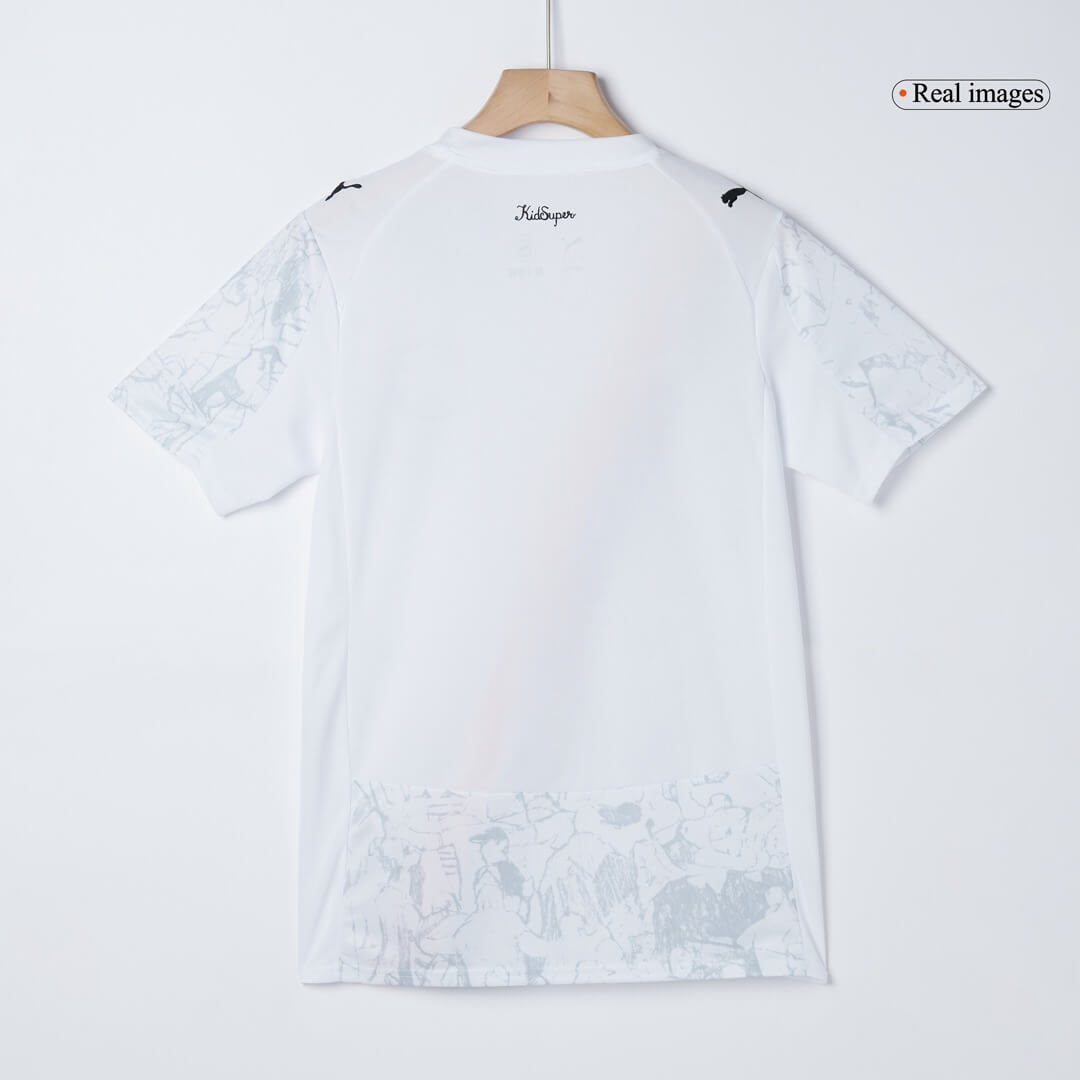 Camiseta de fútbol infantil del Manchester City 2025/26 blanca - Mundial de Clubes