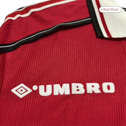 Beckham #7 Manchester United 1998/99 Home Retro Jersey