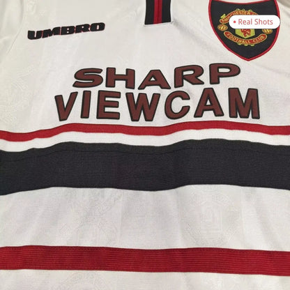 Manchester United 1998/99 Away Long Sleeve Retro Soccer Jersey