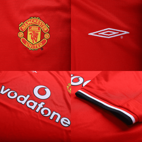 Manchester United 2000/02 Home Retro Soccer Jersey