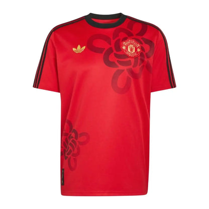 Camiseta con nudo chino de la suerte del Manchester United 2025/26