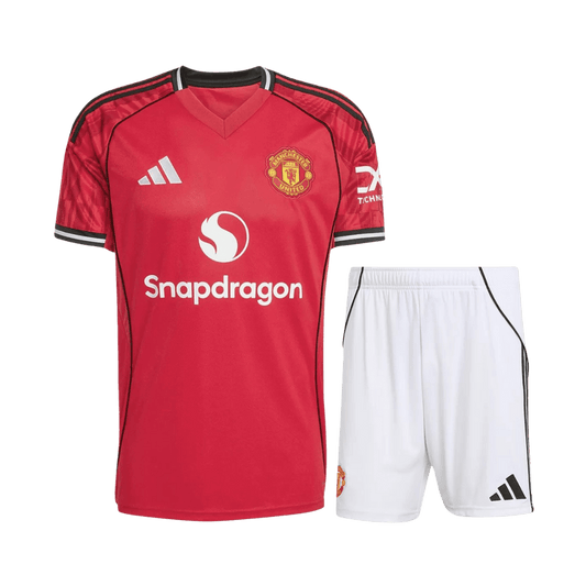 Manchester United Home Kit - Jersey+Shorts 2025/26