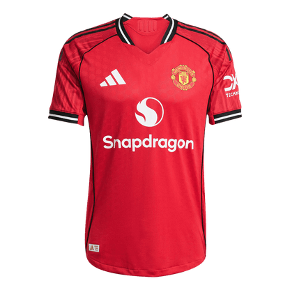 Camiseta de fútbol de B. FERNANDES #8 del Manchester United, versión jugador local, temporada 2025/26
