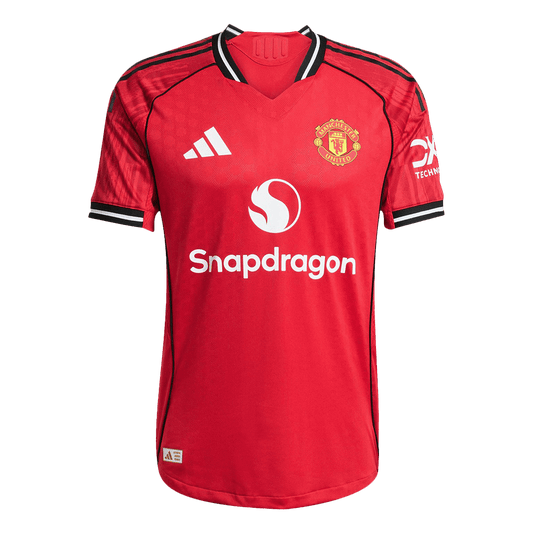 Manchester United Home Player Version Soccer Jersey 2025/26