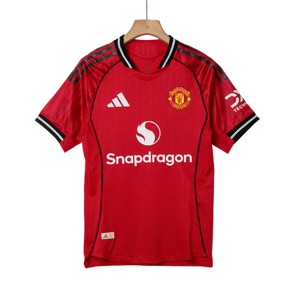 Camiseta de fútbol de B. FERNANDES #8 del Manchester United, versión jugador local, temporada 2025/26