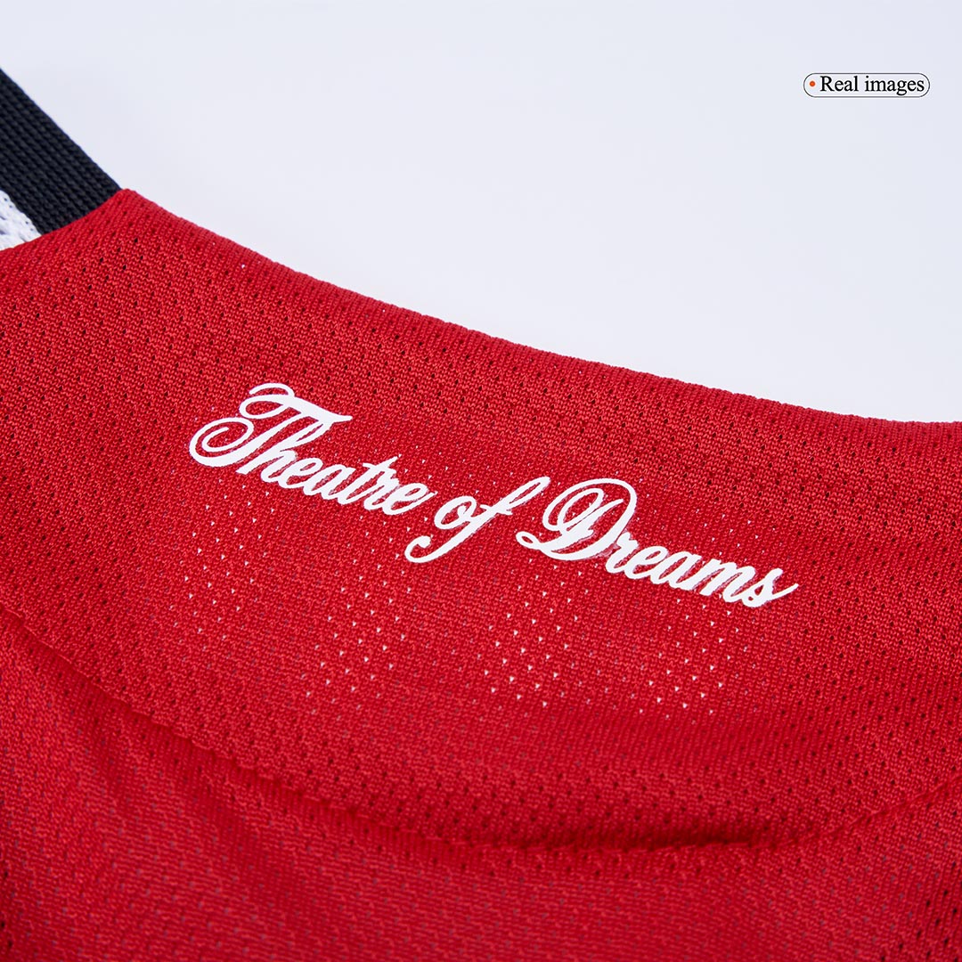 Camiseta de fútbol de B. FERNANDES #8 del Manchester United, versión jugador local, temporada 2025/26