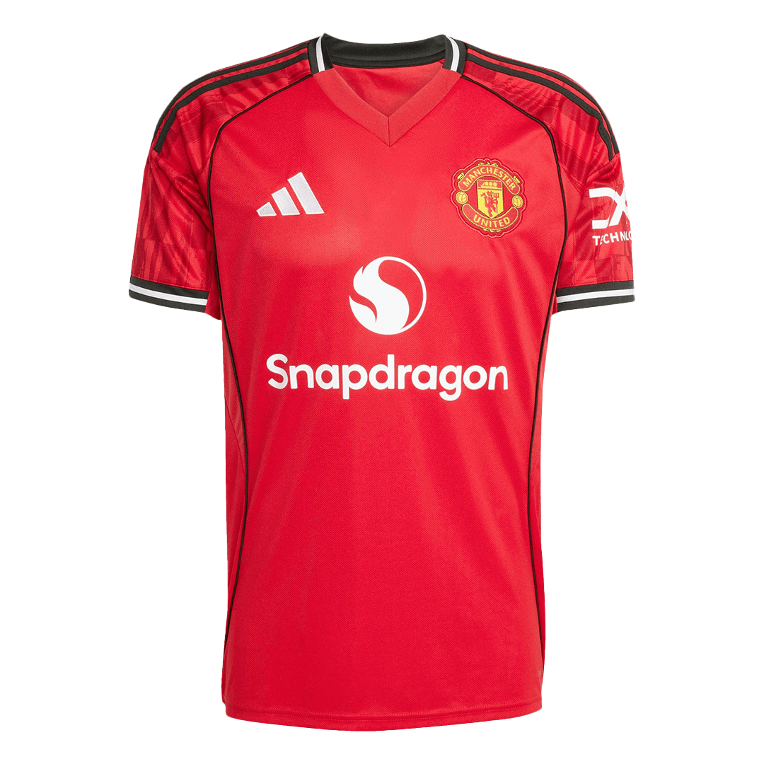 Camiseta de fútbol del Manchester United para la temporada 2025/26, roja