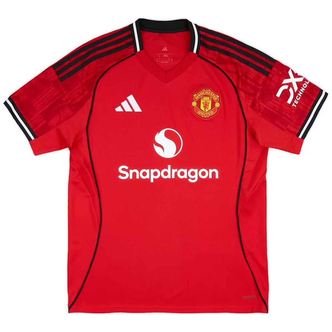 Camiseta de fútbol del Manchester United para la temporada 2025/26, roja