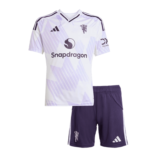 Manchester United Kid's Away Kit - Jersey+Shorts 2025/26
