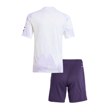 Equipación visitante infantil del Manchester United - Camiseta + Pantalón corto 2025/26