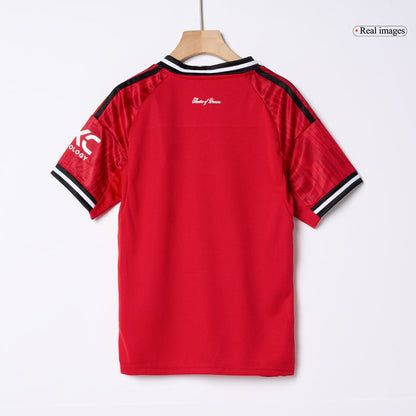 Manchester United Kid's Home Kit 2025/26 - Jersey+Shorts