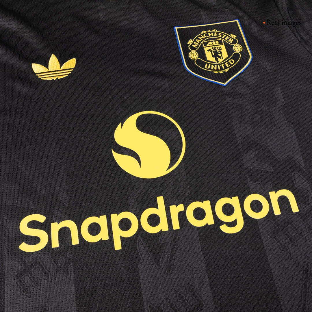 Camiseta de manga larga de la tercera equipación visitante del Manchester United 2025/26