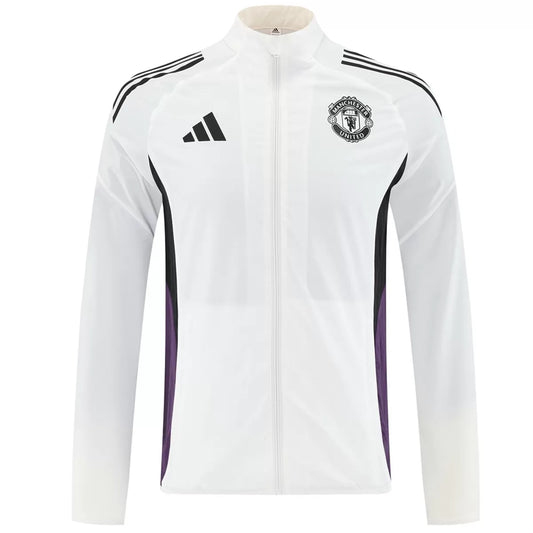Manchester United Windbreaker Jacket White 2025/26