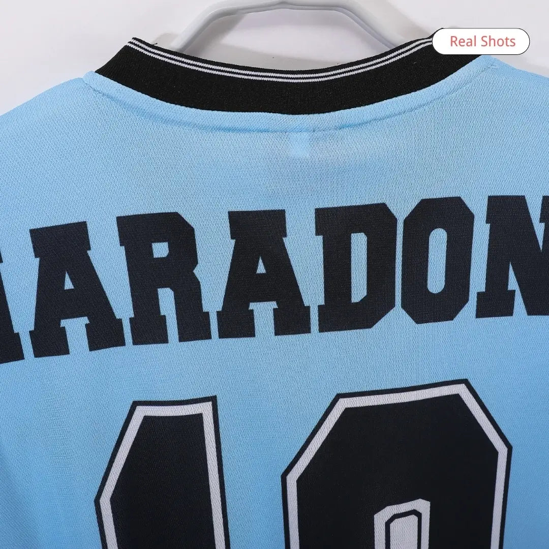 Maradona #10 Argentina 2001 Home Retro Football Jersey