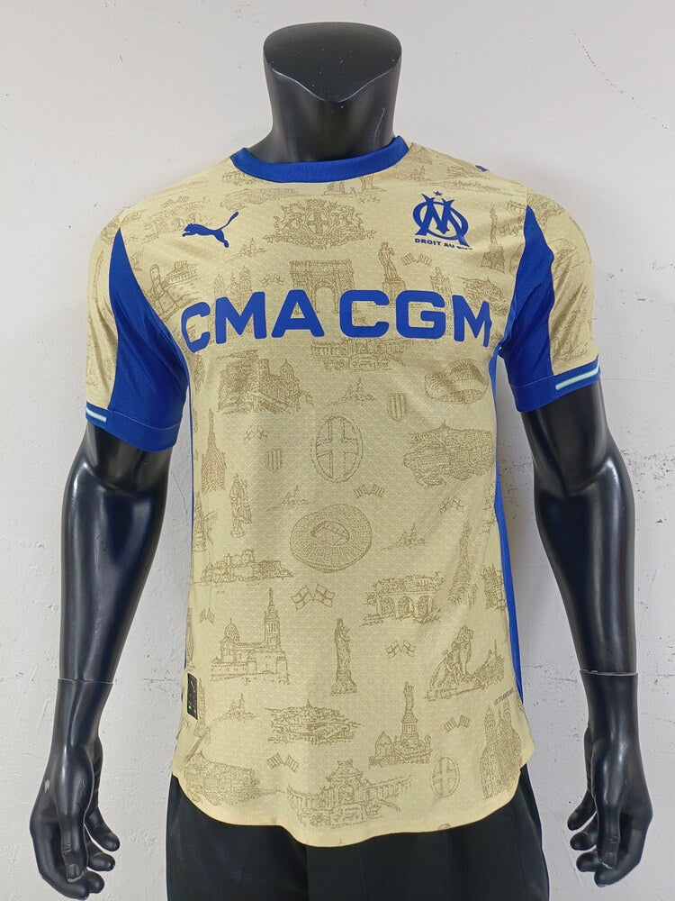 Marseille Fourth Away Player Version Soccer Jersey 2025/26