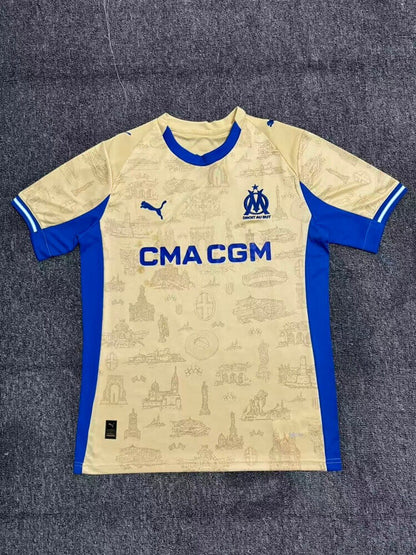 Marseille Fourth Away Soccer Jersey 2025/26