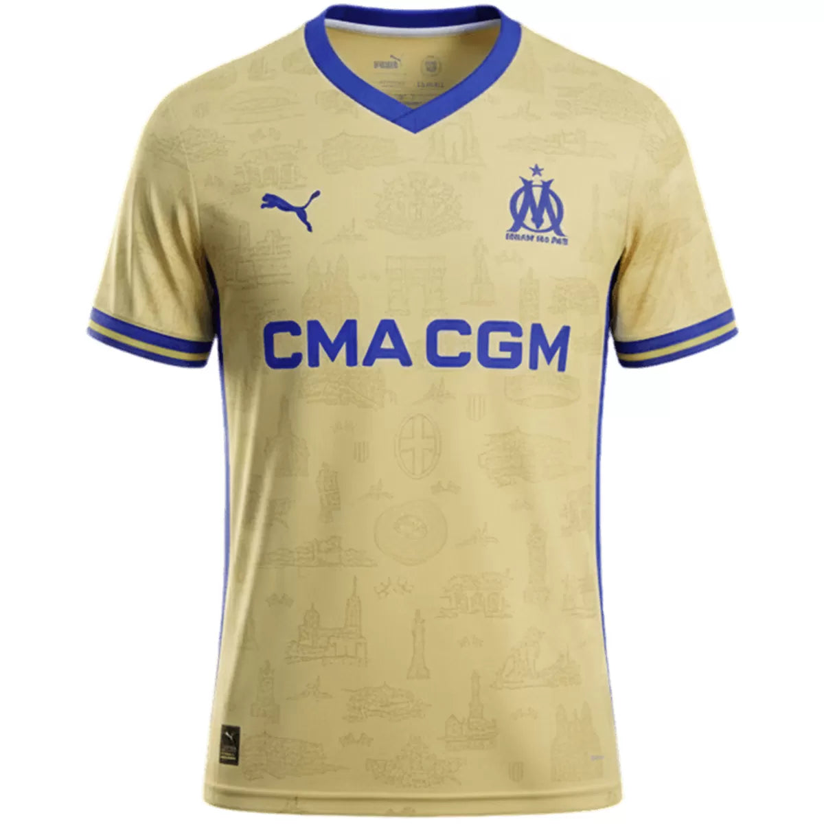 Marseille Fourth Away Soccer Jersey 2025/26