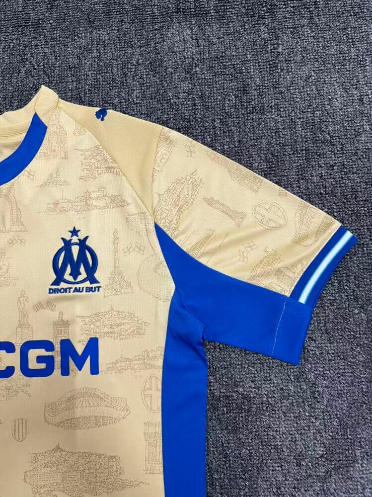 Marseille Fourth Away Soccer Jersey 2025/26